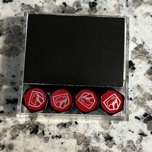 Dodge Viper Logo Valve Stem Caps